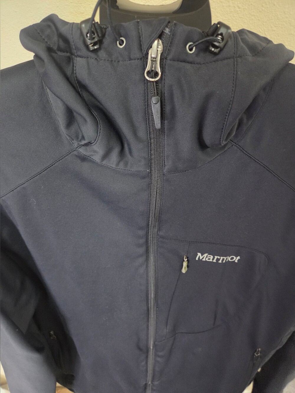 Marmot Men's Navy Softshell Hooded Jacket